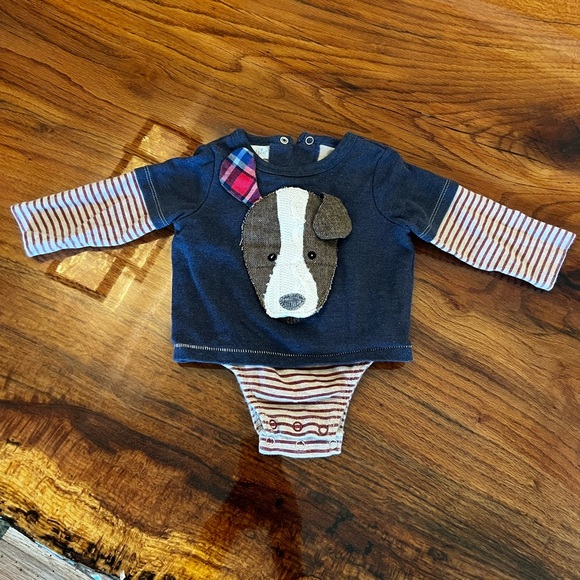 Mud Pie 3-6 month dog onesie outfit - Picture 1 of 3
